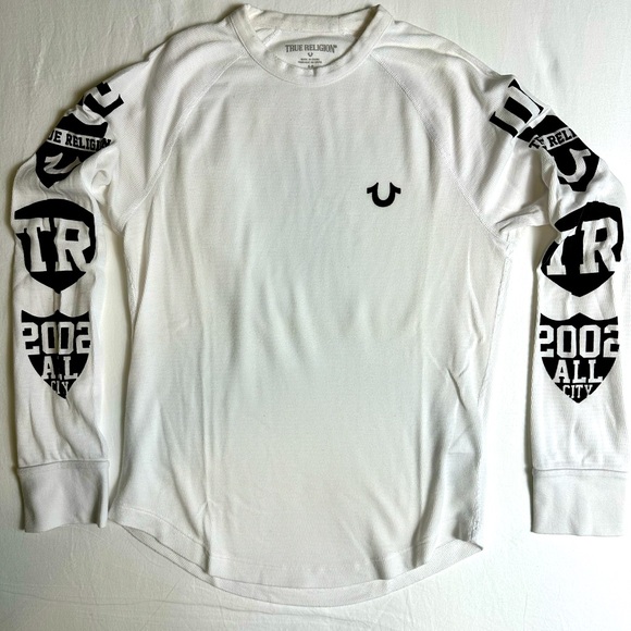 【TRUE RELIGION】 Chain armor long sleeve Navy (Waffle) True Religion | Shirts | Mens Legacy True Religion Waffle